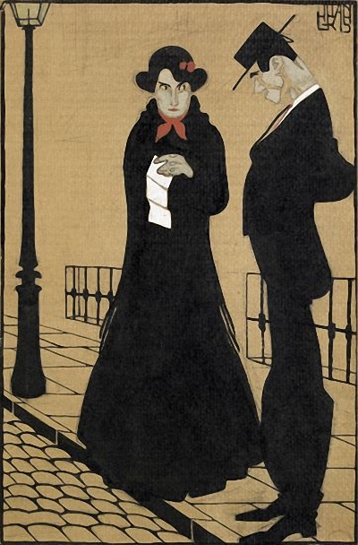 La Lettre by Juan Gris c.1909